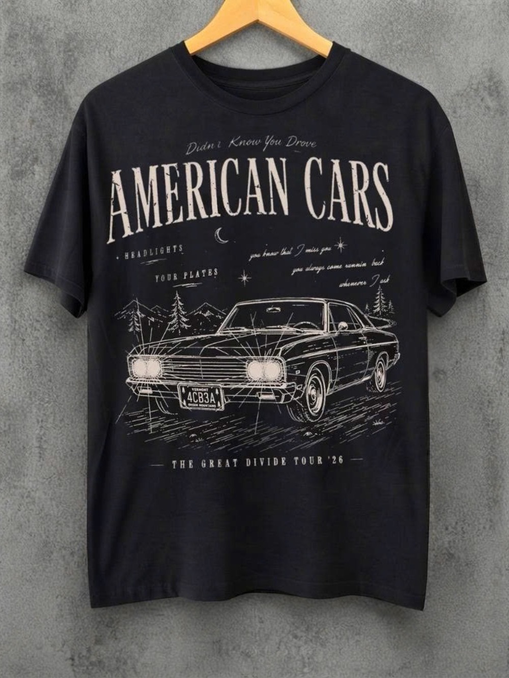 American Cars Vintage Shirts